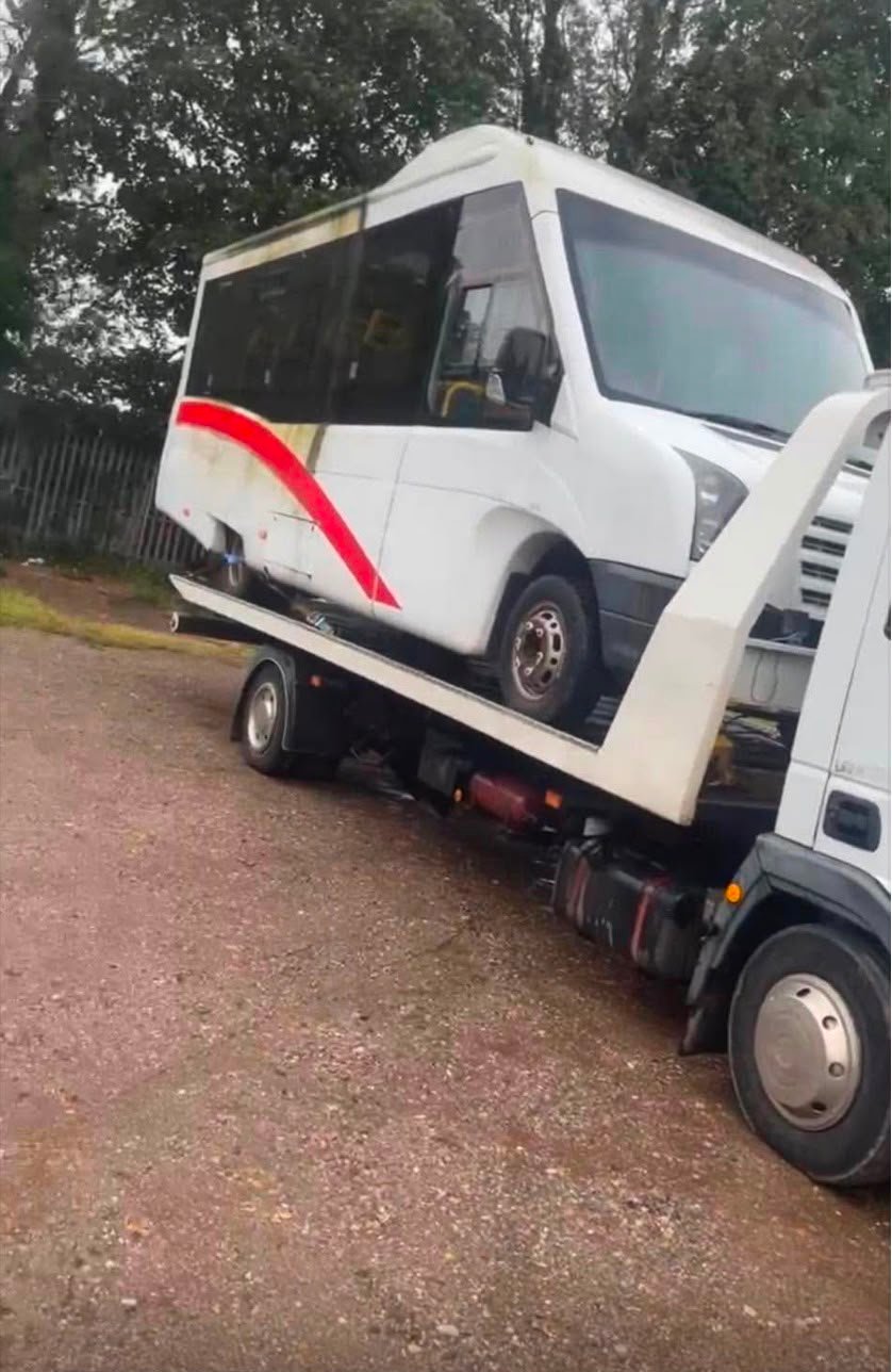 Red Hatchback Car Recovery
